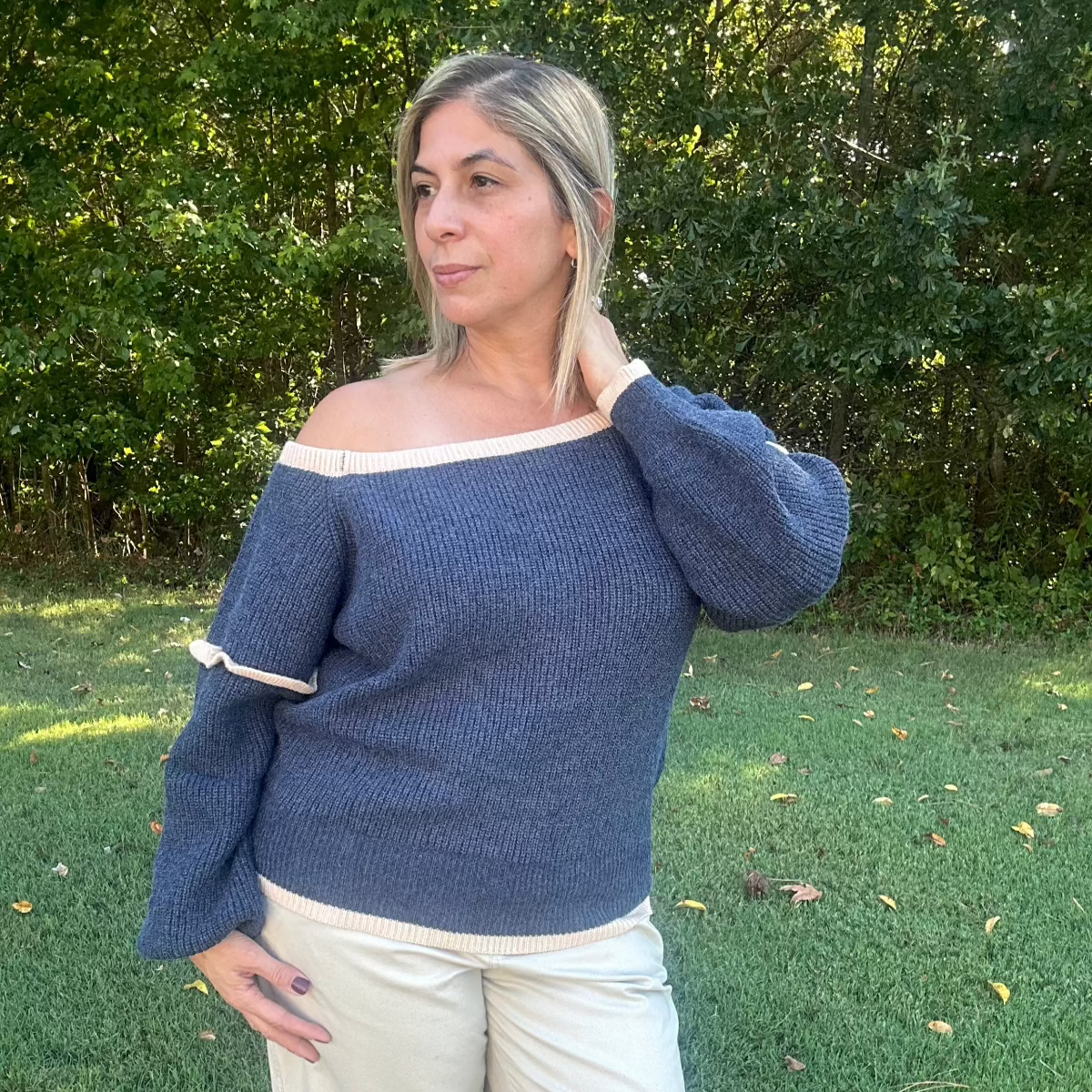 Joanna Off Shoulder Sweater