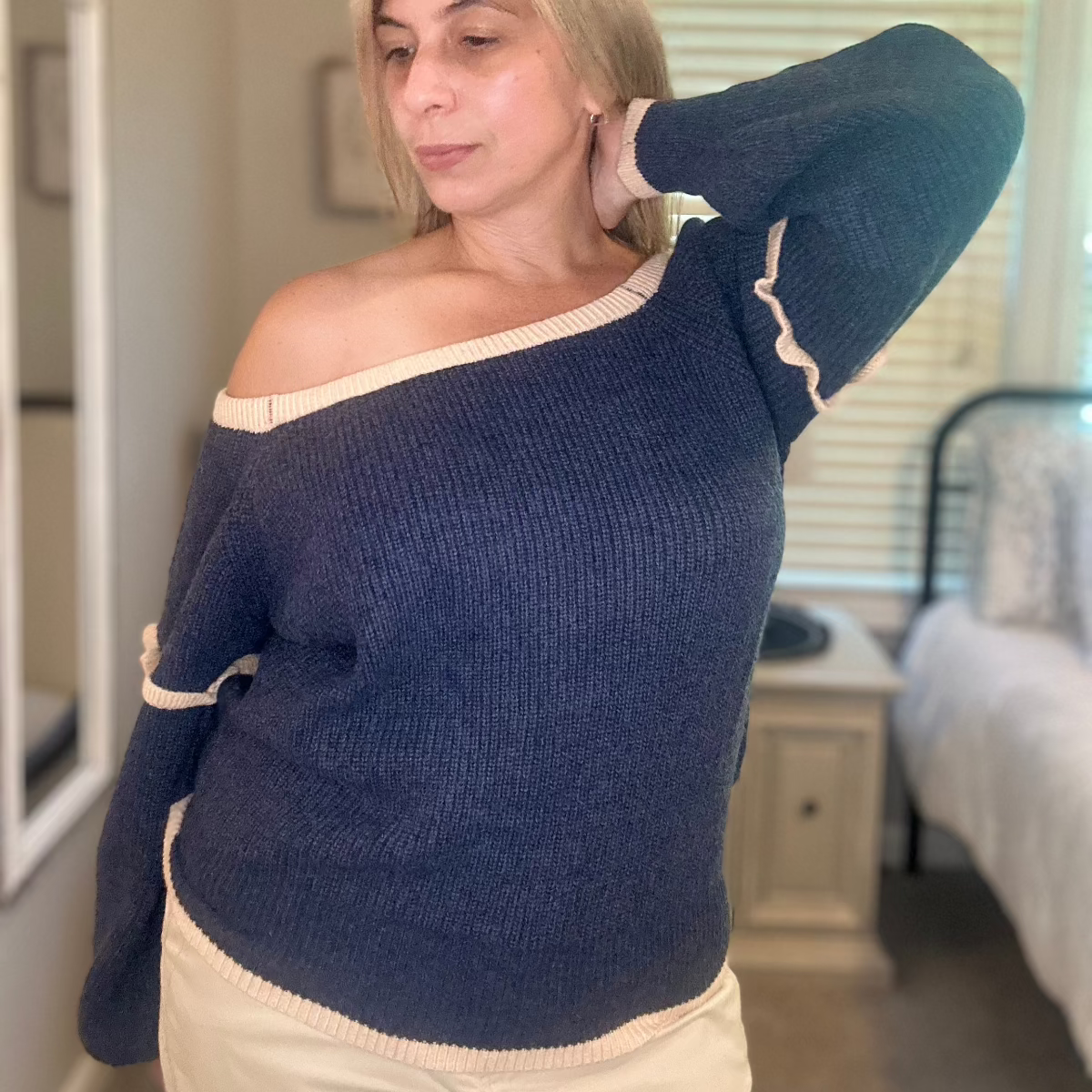 Joanna Off Shoulder Sweater