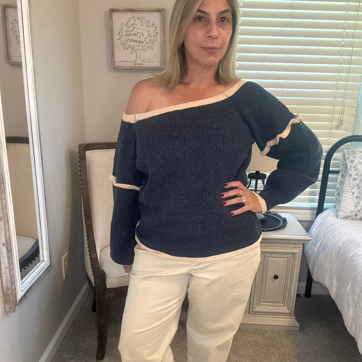 Joanna Off Shoulder Sweater
