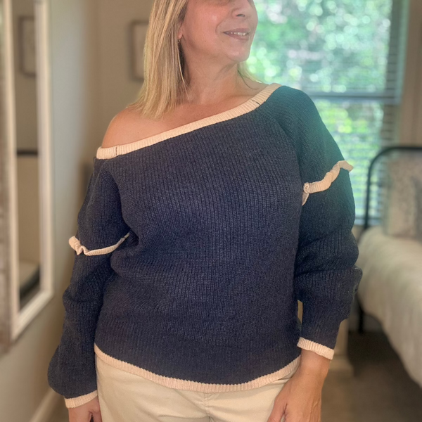Joanna Off Shoulder Sweater
