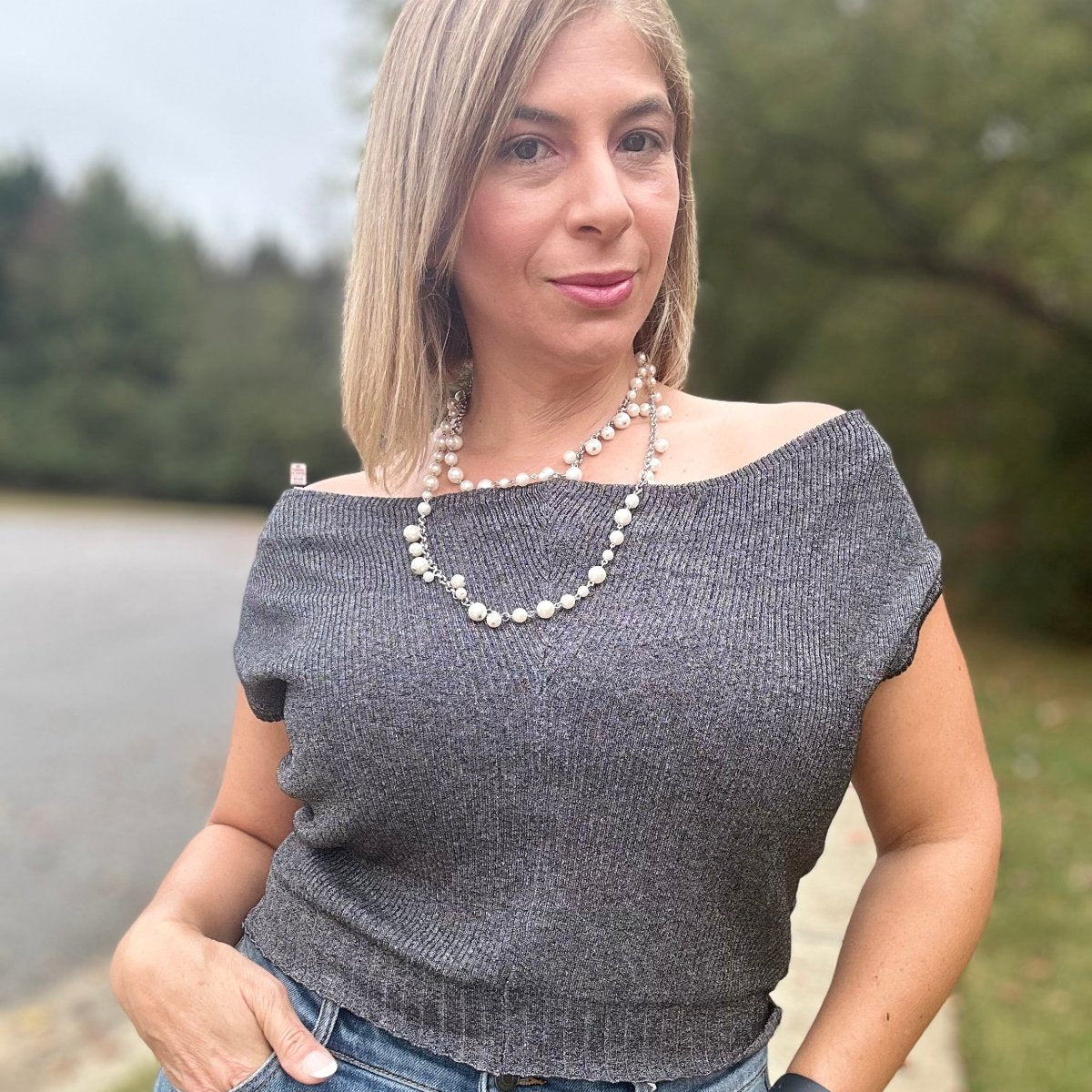 Laura Cowl Neck Sweater Top