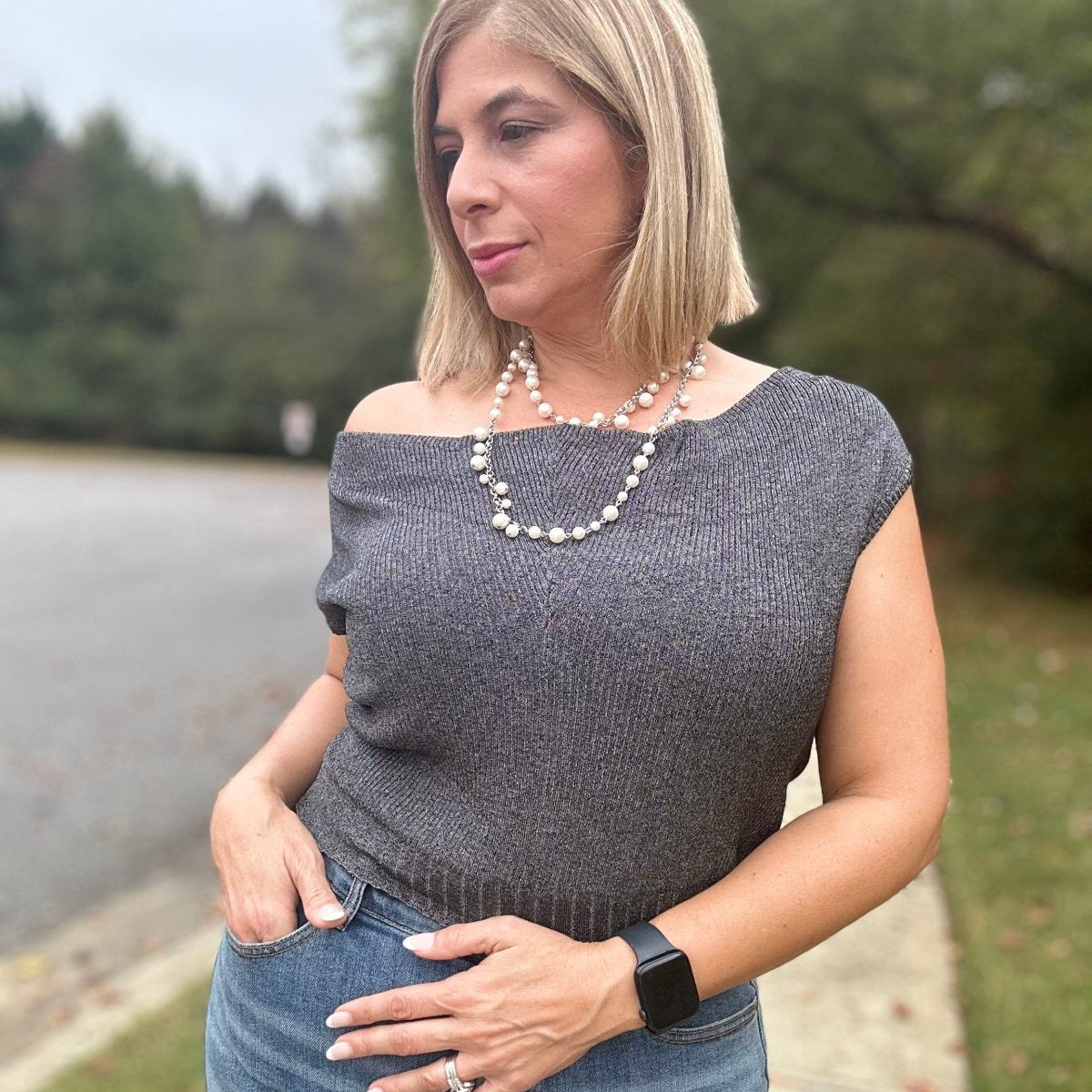 Laura Cowl Neck Sweater Top