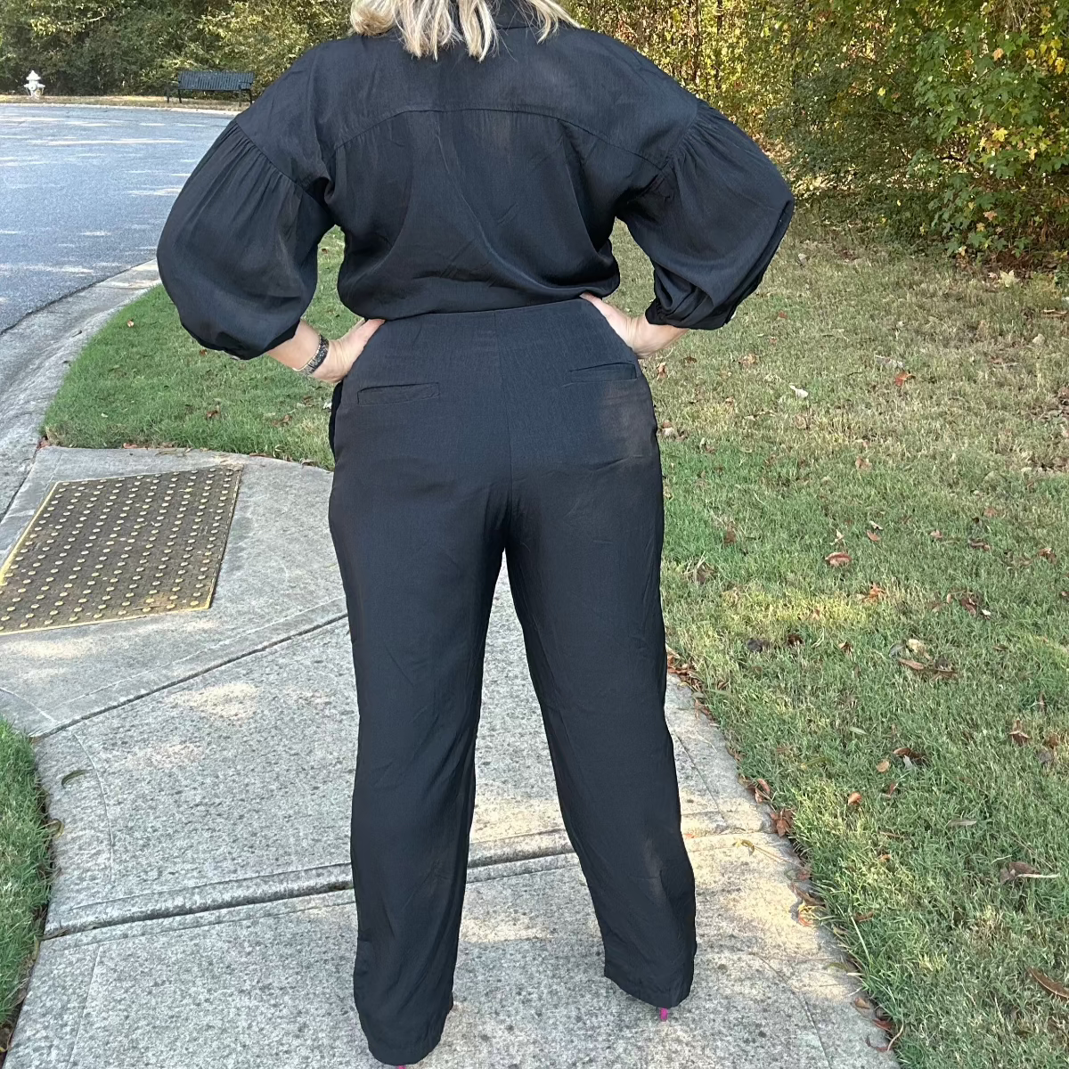 Nikki Notch Collar Jumpsuit