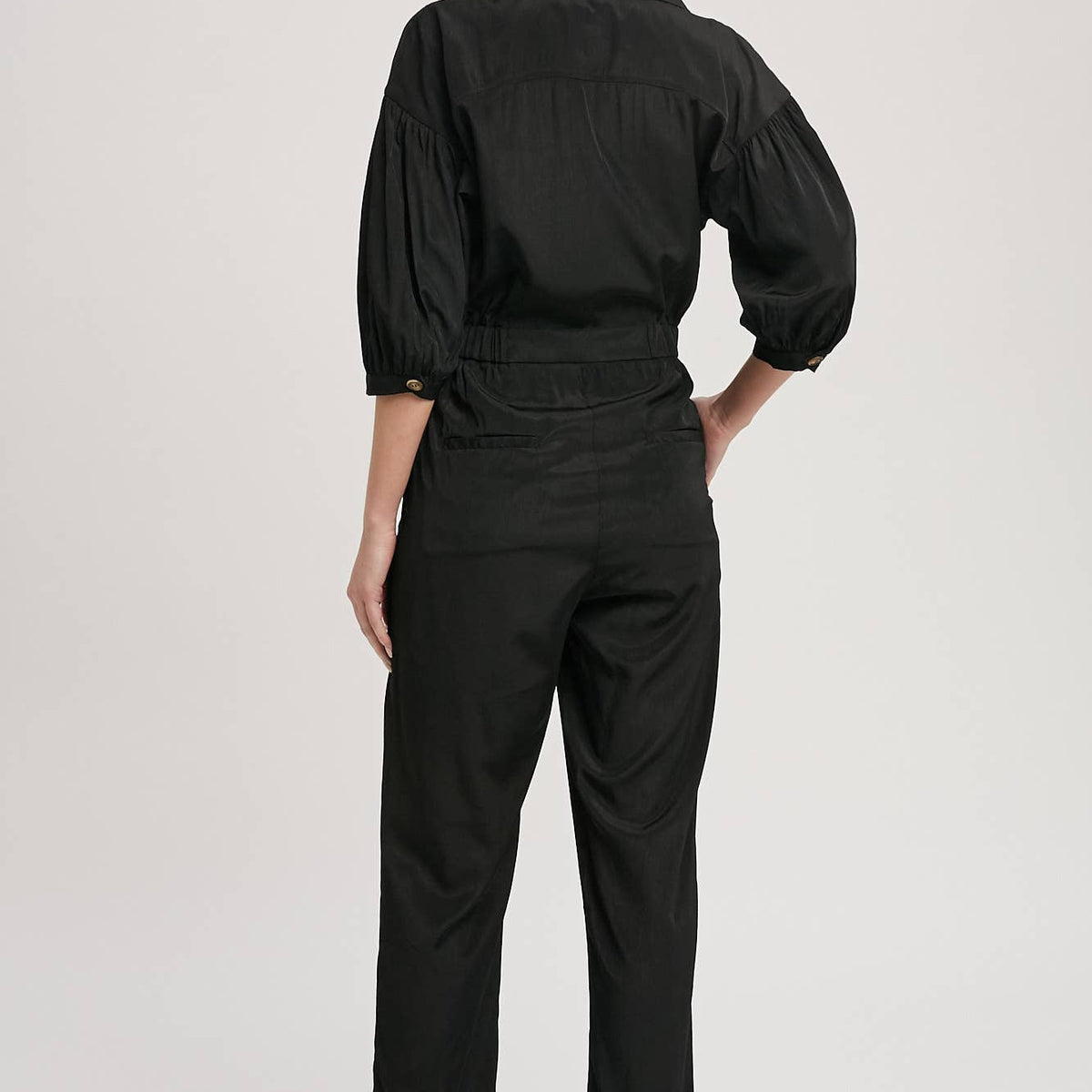 Nikki Notch Collar Jumpsuit