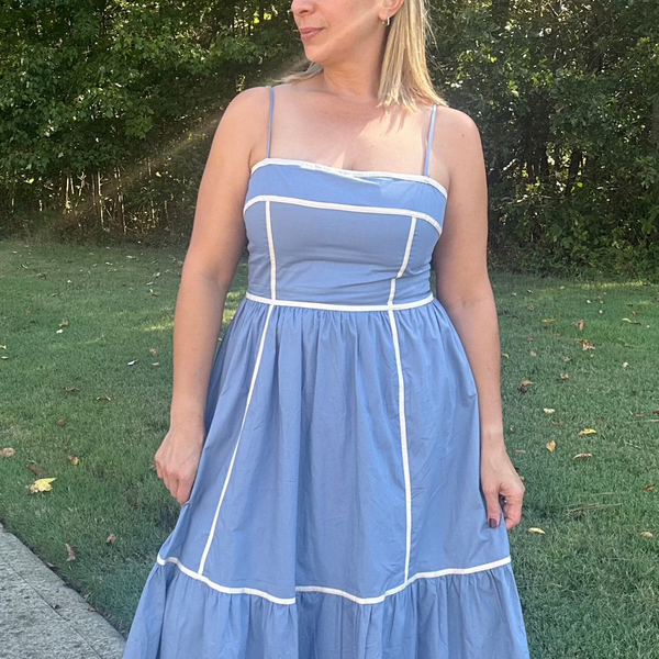 Viviana Pleated Midi Dress