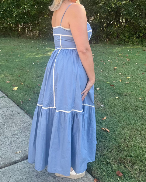 Viviana Pleated Midi Dress