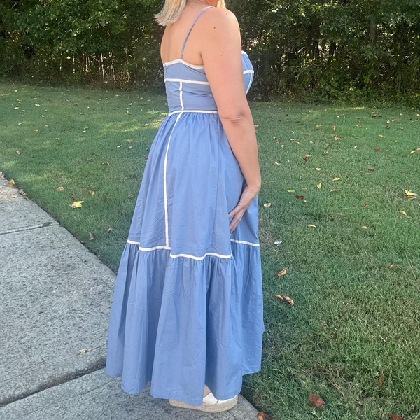 Viviana Pleated Midi Dress