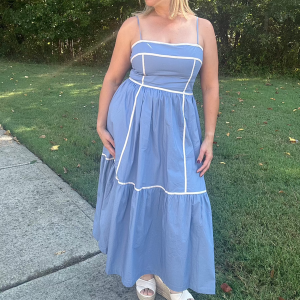 Viviana Pleated Midi Dress