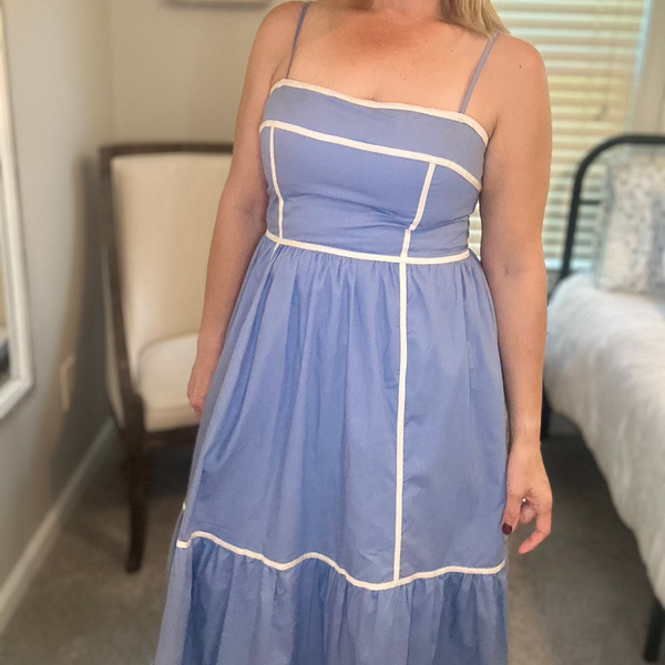 Viviana Pleated Midi Dress