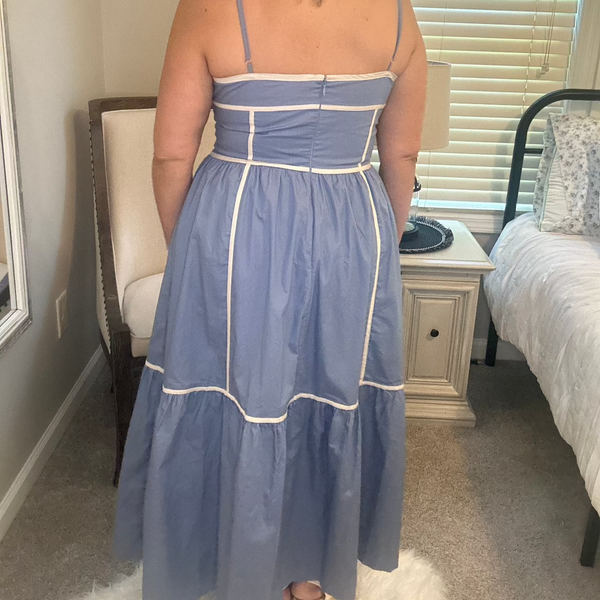 Viviana Pleated Midi Dress