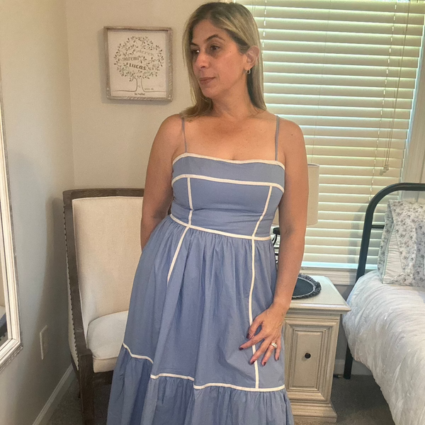 Viviana Pleated Midi Dress